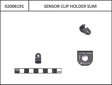 Bosch Clip f. Speed Sensor Slim incl. screw, f. Gen4 i625Wh, f. HT/TRK