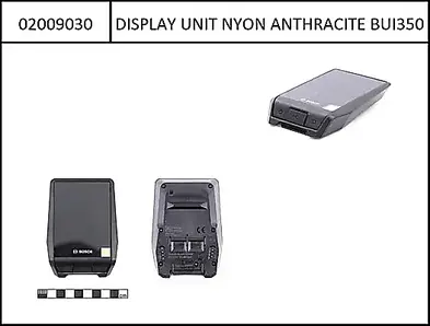 Bosch Display Nyon V2 2021, anthracite, without holder