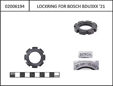 Bosch Lockring f. Gen3 2018, for chainring mounting