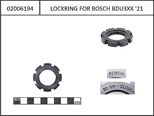 Bosch Lockring f. Gen3 2018, for chainring mounting 