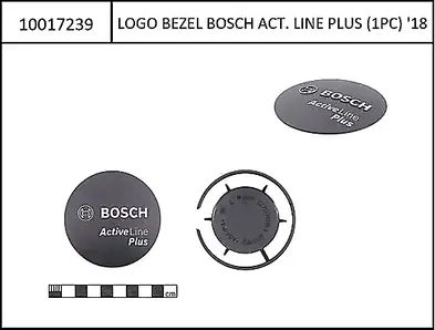Bosch Logo Bezel Gen3 Active Line Plus left, direct mount to motor
