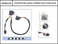 Bosch Battery cable PowerTube 310mm, w/o charing socket