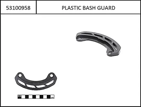 Bash Guard for chainring, 2-piece for PW-X3 and PW-S2 Motor 