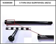 True Axle E-Thru Glory Wheel, w/o Lever 5,5er Head, 148/12mm Boost, 180mm, P1.75