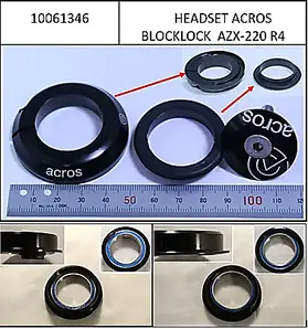 Acros Ahead Headset with block lock, f. Yamaha i600Wh