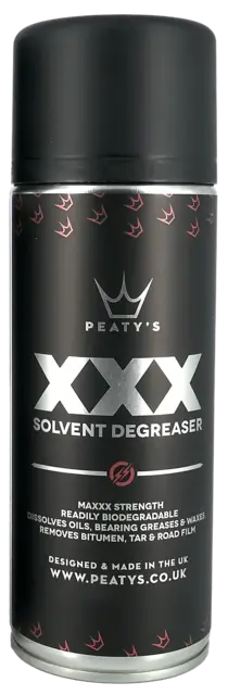 Peaty's XXX Solvent Degreaser 400ml 